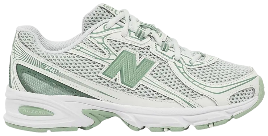 New Balance 740 'White Mint Metallic Silver'